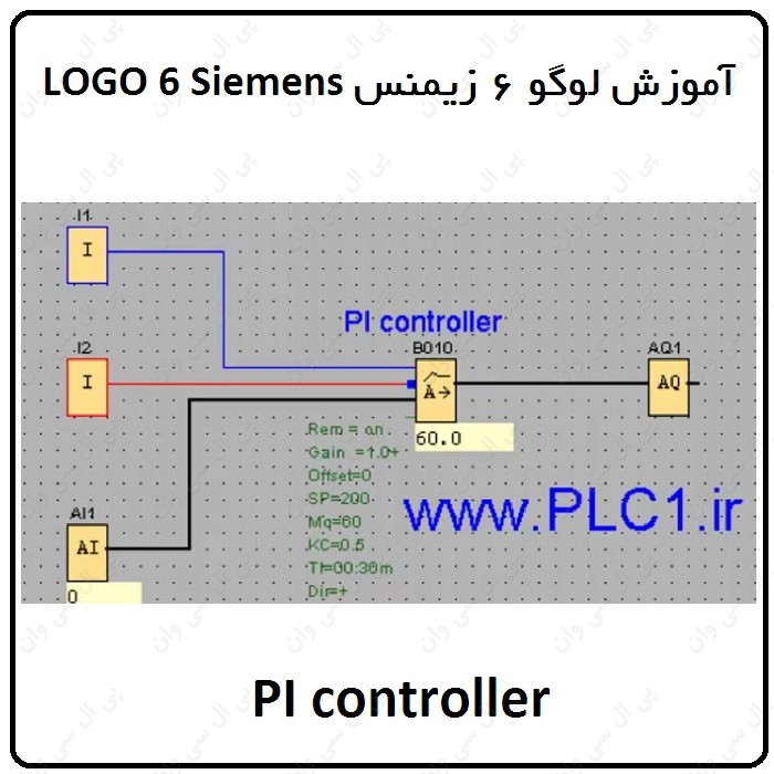 آموزش PLC لوگو 6 زیمنس ، 13 ، PI controller