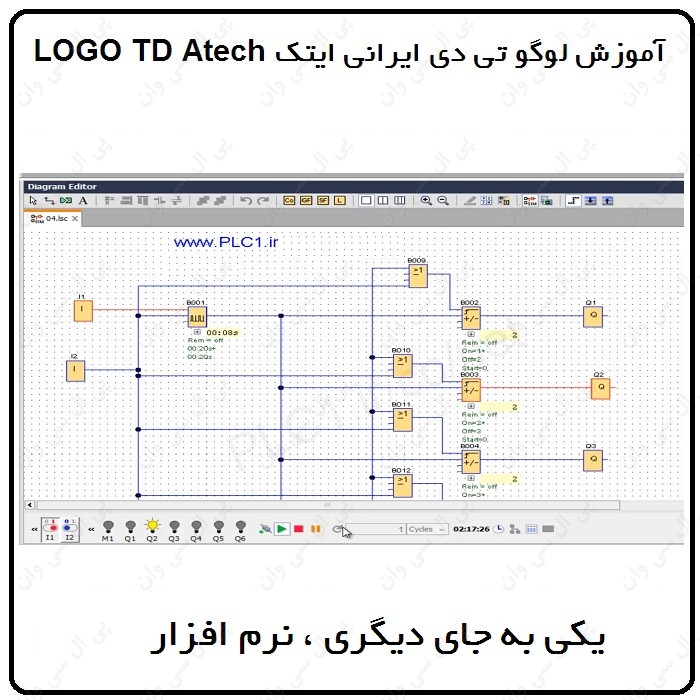 آموزش LOGO8 TD ایرانی ، 2 ، یکی به جای دیگری