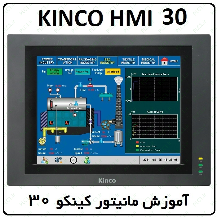 آموزش Kinco HMI مانیتور کینکو ، 30 ،  RS485 Delta PLC