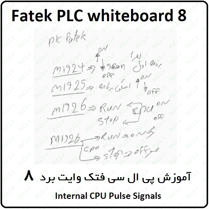 آموزش پی ال سی فتک ، 8 ، وایت برد ، Internal CPU Pulse Signals