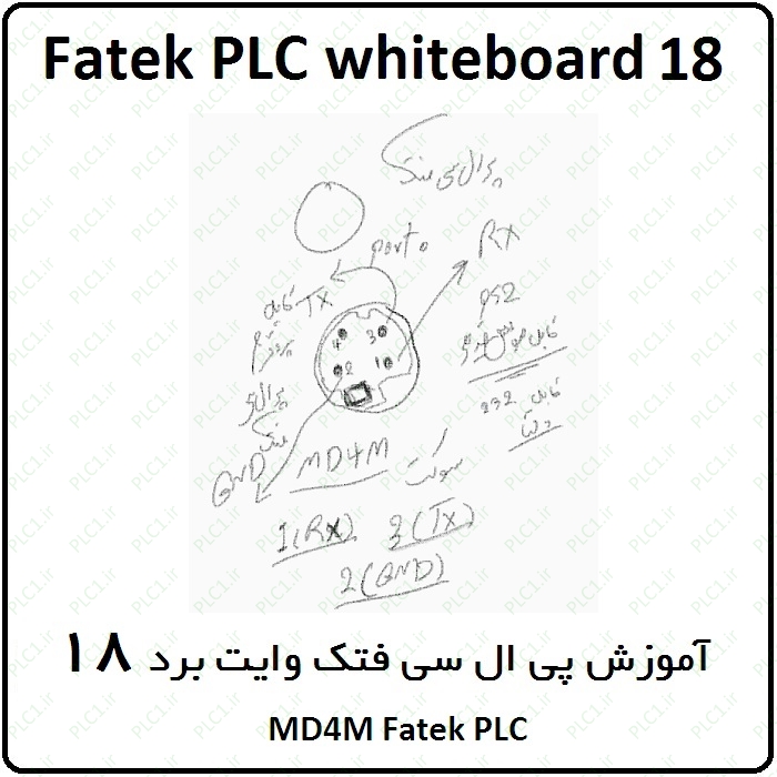 آموزش پی ال سی فتک ، 18 ، وایت برد ،  MD4M Fatek PLC