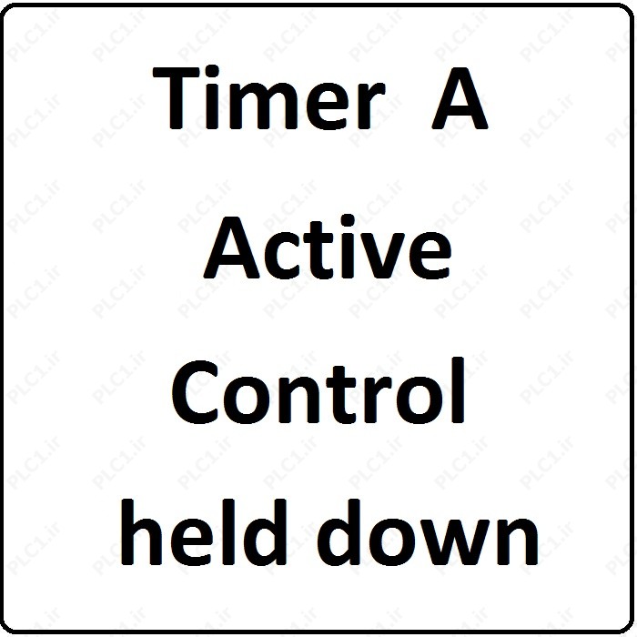 آموزش زلیو Zelio اشنایدر ، 5 ، Timer A Active Control held down