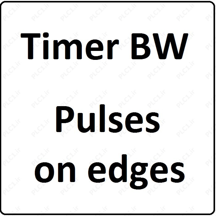 آموزش زلیو Zelio اشنایدر ، 25 ، Timer BW Pulses on edges