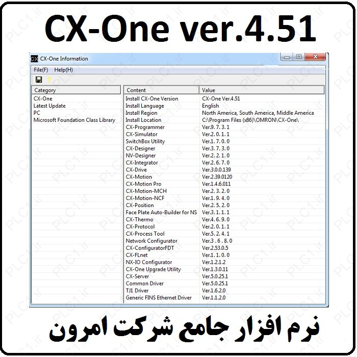 نرم افزار CX-One 4.51 امرون