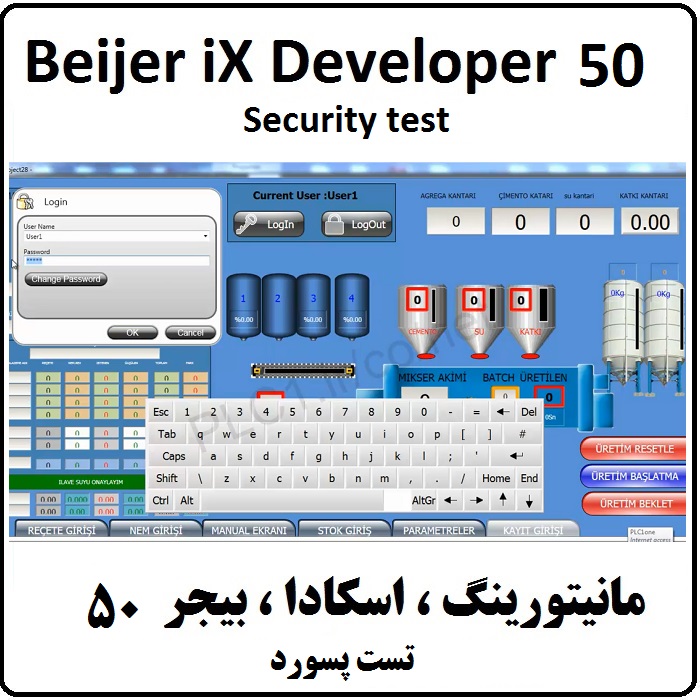 آموزش iX Developer,50 تست پسورد Security
