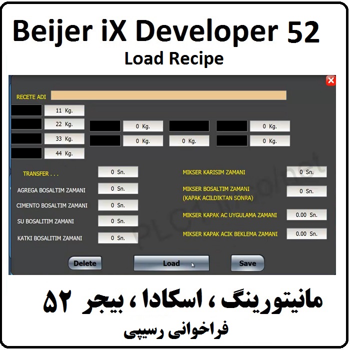 آموزش iX Developer,52 فراخوانی Recipe